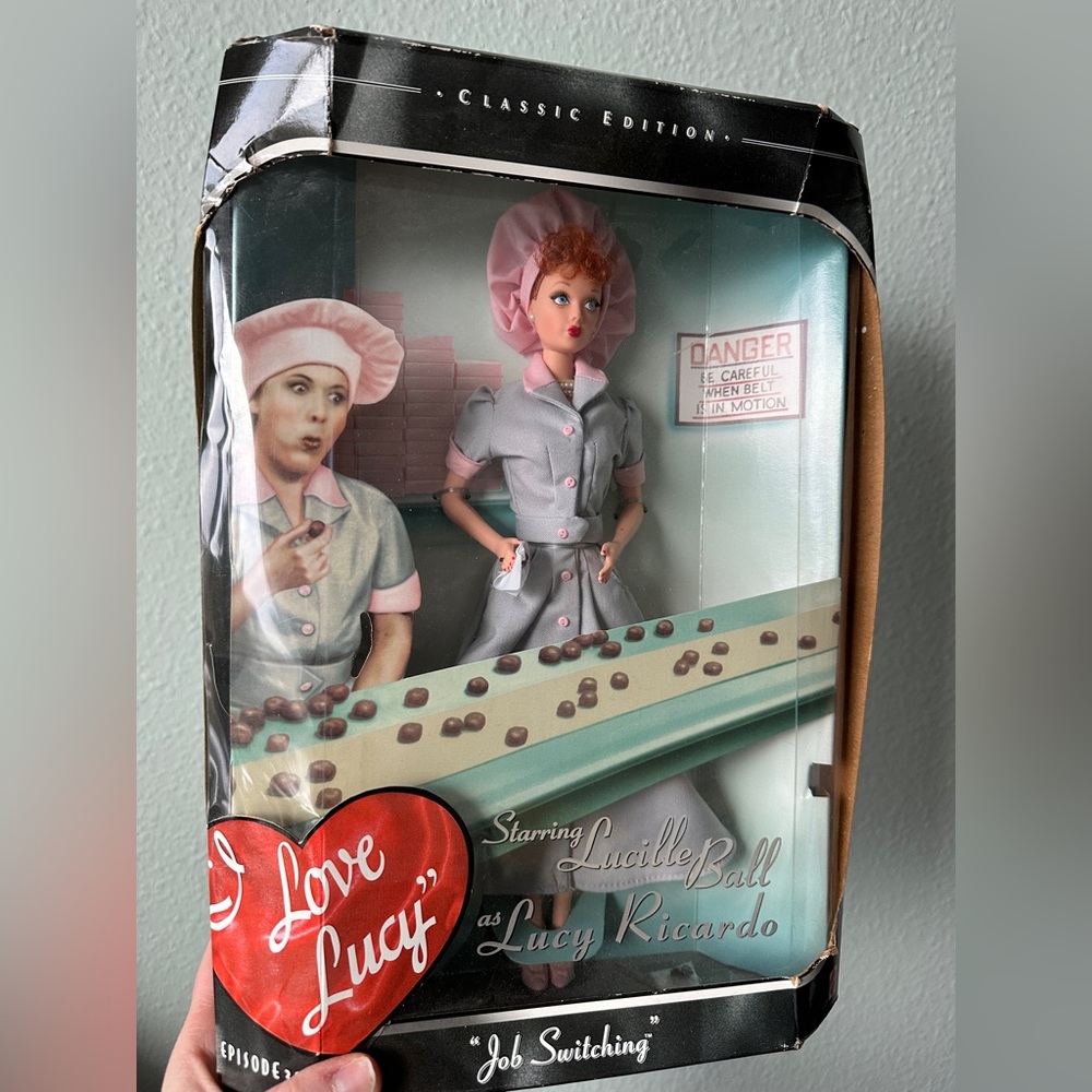 I Love Lucy Y2K “Job Switching” new in box Barbie toy